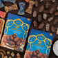 Milk Chocolate Dates with Roasted Almond, Spicy Ginger, and Orange Peel - Combo Pack of 2 (approx. 240 gm, 18 pieces) | Premium Chocolate Dates