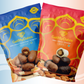 Assorted Chocolate Dates with Roasted Almond, Spicy Ginger, and Orange Peel - Combo of 2 (Single Pack) (approx. 240 gm, 18 pieces) | Premium Chocolate Dates